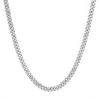 14K SOLID WHITE GOLD 13.00CT DIAMOND NECKLACE