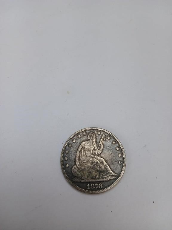 1876 half dollar