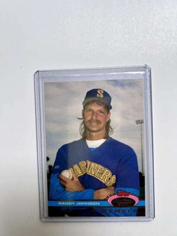 1991 Topps Stadium Club #Tall Tale Randy Johnson