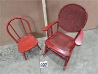 2 CHILDS CHAIRS