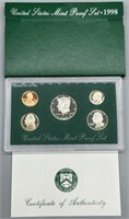 1998 United States Mint Proof Set w/COA