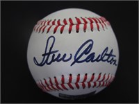 Steve Carlton Signed Baseball Heritage COA