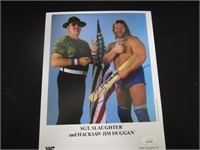 Jim Duggan Signed 8x10 Photo JSA Witnessed