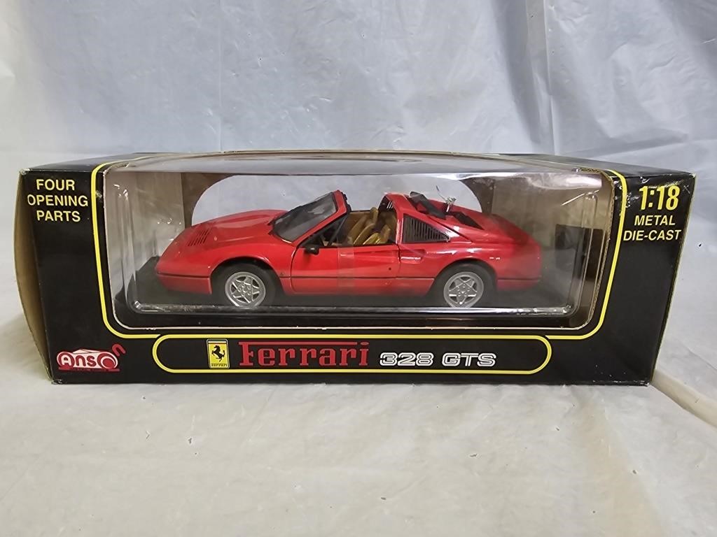 Anson Ferrari 328 GTS Die Cast Car