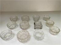 Vintage Crystal & Glass Salts (12)