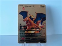 Pokemon Card Rare Gold Charizard V