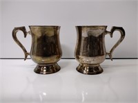 Silver Plated Brass Cups