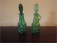 Vintage Oil & Vinegar Decanter Set