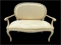 IPF INTERNATIONAL TWISTED CARVED CAMEO BACK SETTEE