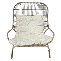 Threshold Wicker & Metal Patio Egg Chair