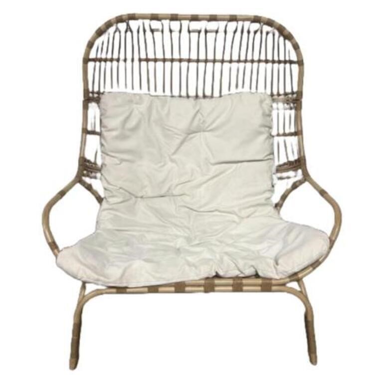 Threshold Wicker & Metal Patio Egg Chair