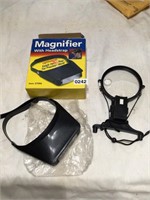 Magnifyer with headstrap & magnifying glass