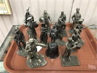 13 American Sculpture Society Fine Pewter Figures