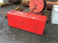 RED FUEL TANK, 39" L X 12" W X 16" H