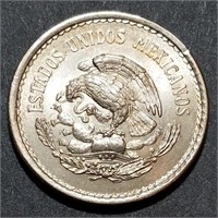1936 MEXICO 10 CENTAVOS - BU Stunner!
