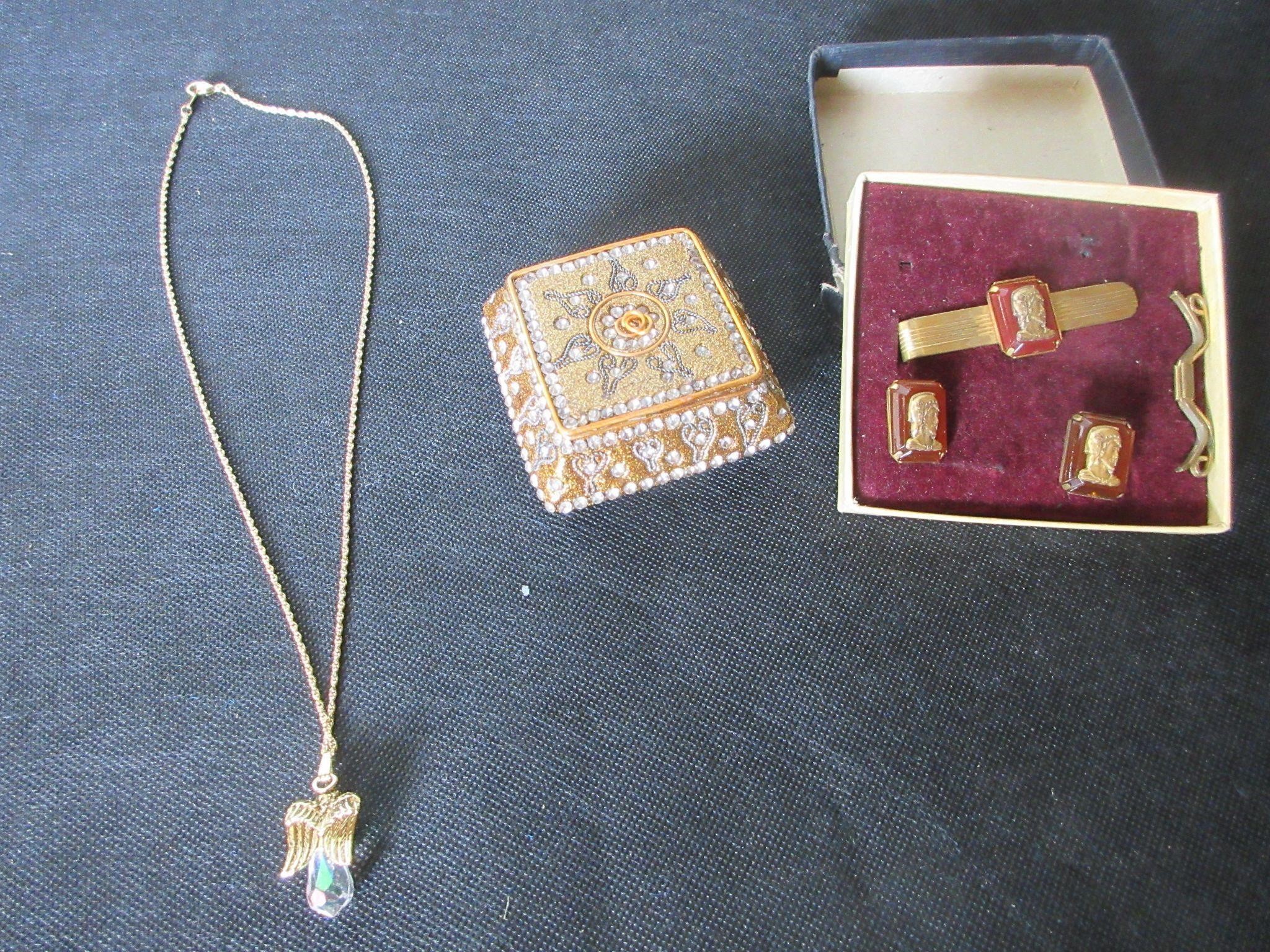 Necklace, Small Jewlery Box, Men's Jewelery