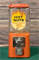 Vintage Oak Mfg Hot Nuts Dispenser