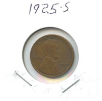 1925-S Lincoln Wheat Cent