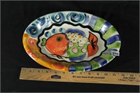 HAND PAINTED FISH PLATE