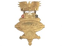 GAR Lafayette 27th Encampment 1906 Pin Badge