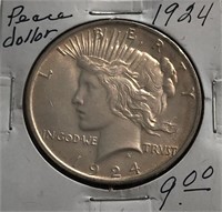 1924-P Peace Dollar