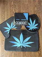 Marijuana Leaf Bath Set New!