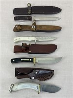 Assortment of Contemporary Hunting Knives