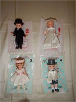 Four McDonald's Madame Alexander dolls: