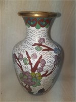 Antique Chinese Cloisonne Enameled Vase - 5"