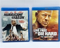 2Pcs DVD Set Bruce Willis Live Free Or Die Hard