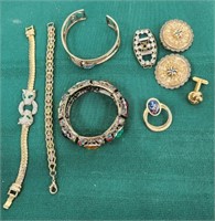 Lot of misc jewelry bracelets etc