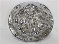 Cast metal woman piece