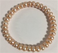 Pink Pearl Stretch Bracelet