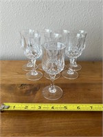 Set of 8 cordial glasses