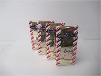 (4) Ghirardelli Chocolate Squares Peppermint Bark