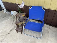 Beach Chair, Step Stool