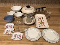 Decorative Kitchen Dishes and Pots, etc