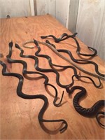 Rubber Snakes about 2 foot long