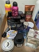 GROUP OF PERFUME AND HAIR PRODUCTS