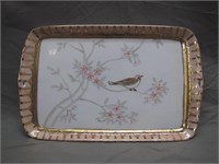 Ceramic Hummingbird Tray/Bowl