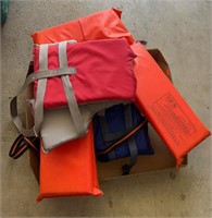 Lot of 3 Life Jackets