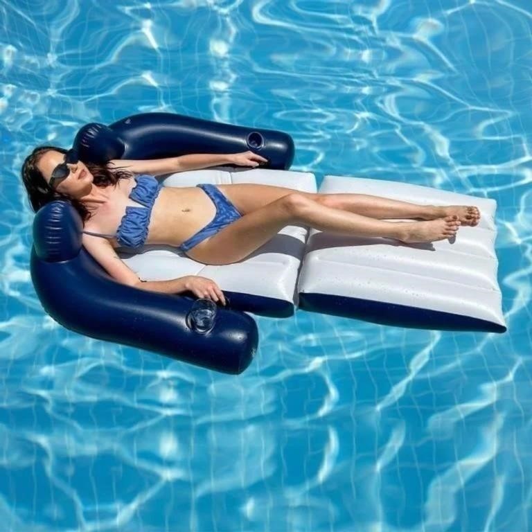 New Pool Float 2 in 1 Lounger