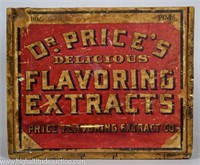 Antique Dr. Prices Wood Advertising Box