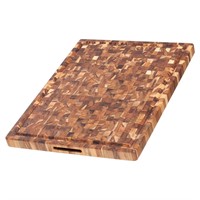 Teakhaus Butcher Block Carving Board - Large Rever