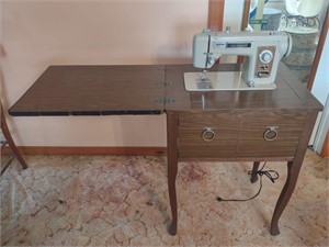 Vtg. Brother Opus Table Electric Sewing Machine