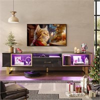 $231  Bestier 70 Black/Gold Stand For 80 TVs