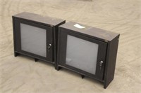 (2) Global Cabinets Approx 24"x9"x23"