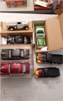 DIE CAST CARS AND TRUCKS- SOME IN NEW PACKAGING
