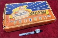GAY LITES VINTAGE BOX AND CONTENTS