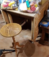 Double Drop Leaf Table & Stool